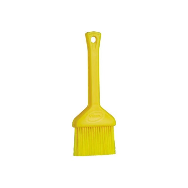 Vikan 3in Pastry Detail Brush, Soft, Yellow